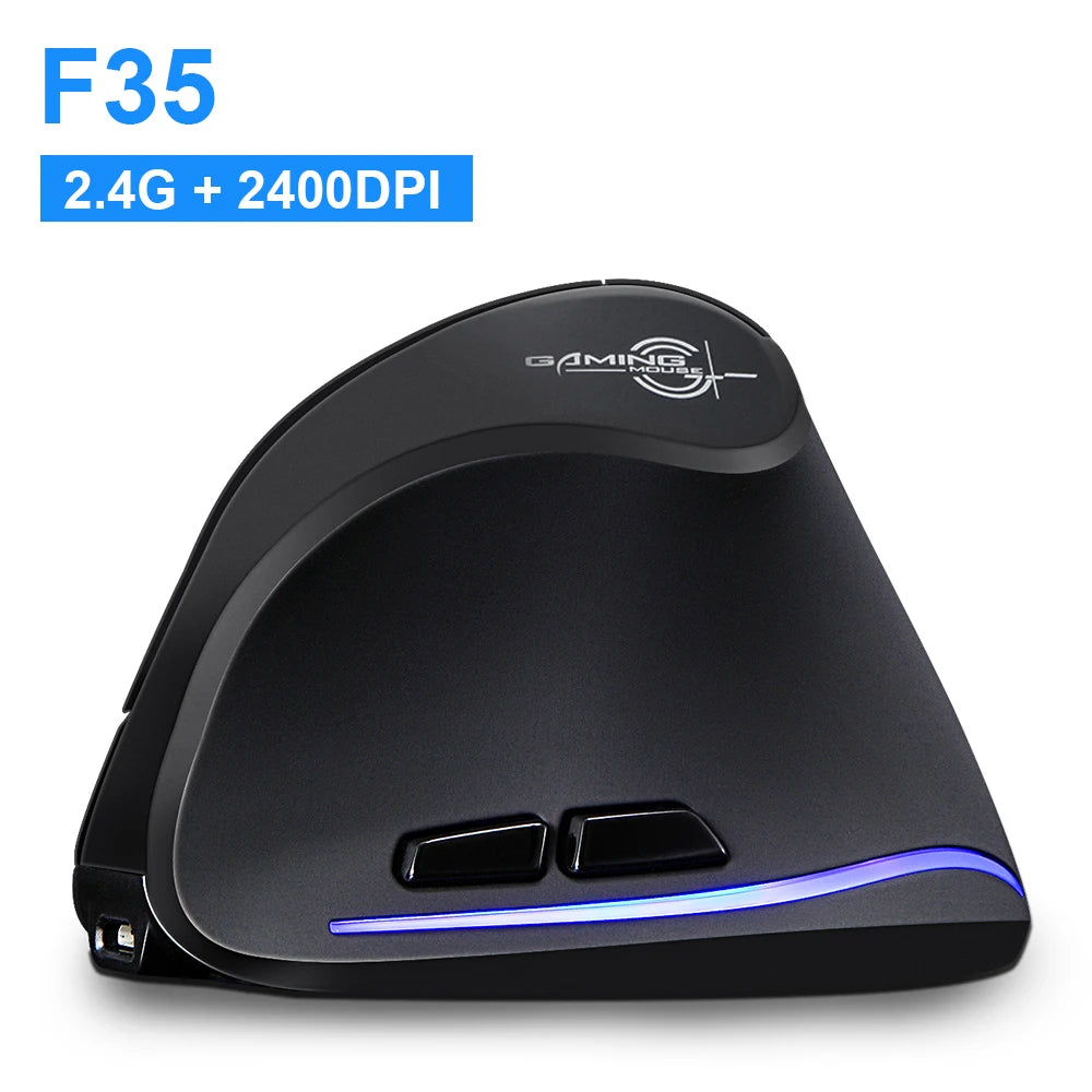 2.4G Ergonomic Mouse Vertical Wireless Mouse Rechargeable Gaming Mice for PC Laptop Macos Office F35C/F35B/F35 버티컬 마