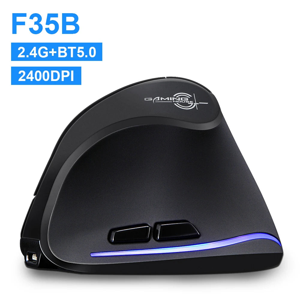 2.4G Ergonomic Mouse Vertical Wireless Mouse Rechargeable Gaming Mice for PC Laptop Macos Office F35C/F35B/F35 버티컬 마