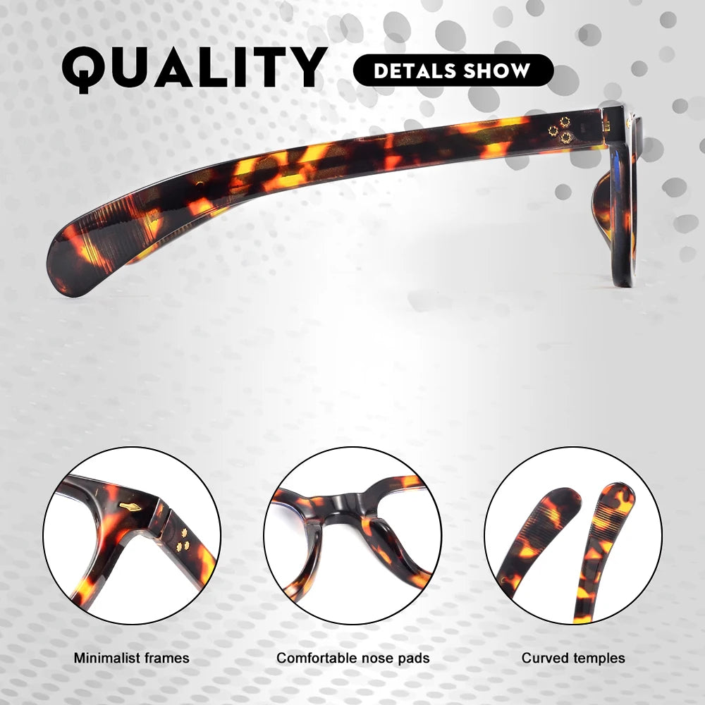 anti Blue Light Glasses for Men Women Retro round Glasses Reading Daily Life Decorative Blue Light Glasses