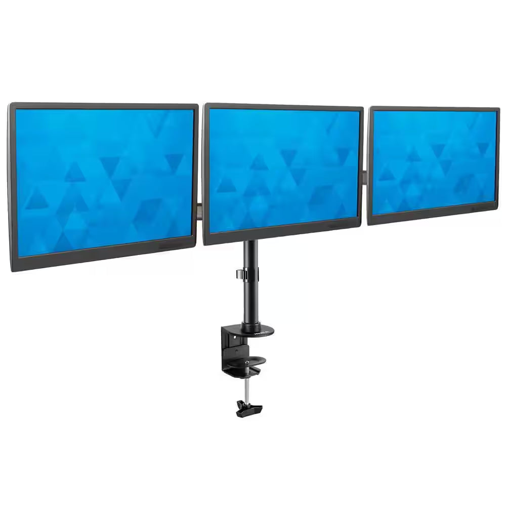 13 In. to 27 In. Screens Fully Adjustable Triple Computer Monitor Mount