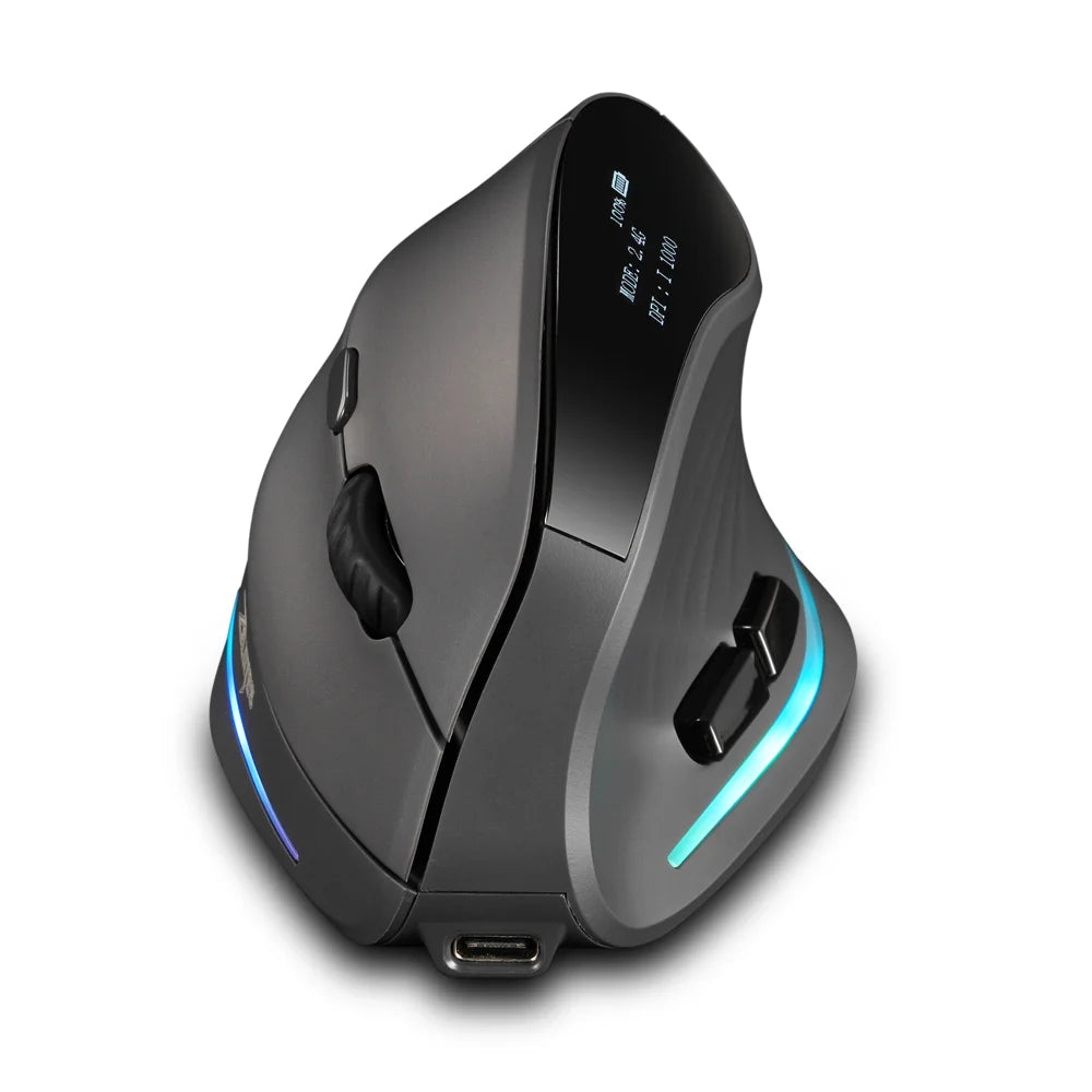 2.4G Ergonomic Mouse Vertical Wireless Mouse Rechargeable Gaming Mice for PC Laptop Macos Office F35C/F35B/F35 버티컬 마