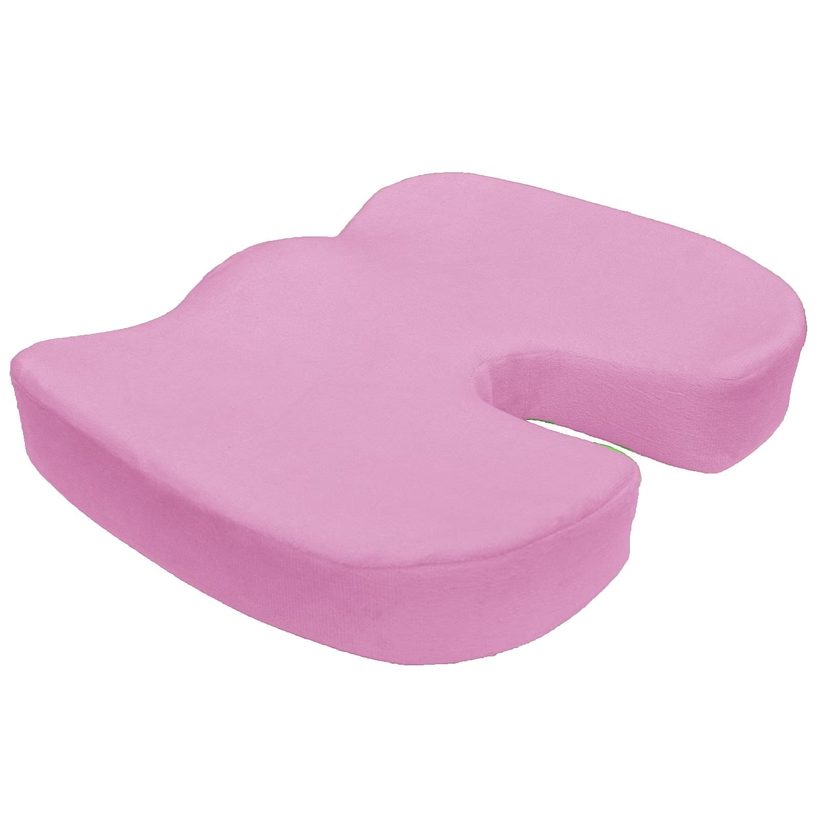 2 Piece Memory Foam Pillow Set Orthopedic Pain Relief Seat and Back Support Chair Office Home Travel Car Cushions Helps Sciatica